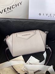 GIVENCHY| Antigona Nano White Bag In Grained Leather -  BBU017 - 18x13x7cm - 1