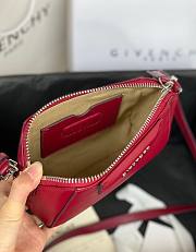 GIVENCHY | Antigona Nano Red Wine Bag In Grained -  BBU017 - 18x13x7cm - 4