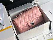 CHANEL | Mini Classic Flap Pink Bag Patent/ Silver Metal - A69900 - 20cm - 1