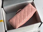 CHANEL | Mini Classic Flap Pink Bag Patent/ Silver Metal - A69900 - 20cm - 6