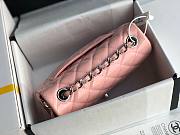 CHANEL | Mini Classic Flap Pink Bag Patent/ Silver Metal - A69900 - 20cm - 4