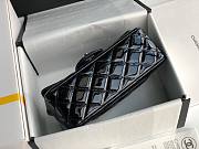 CHANEL | Mini Classic Flap Black Bag Patent/ Silver Metal - A69900 - 20cm - 6