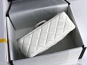 CHANEL | Mini Classic Flap White Bag Patent/ Silver Metal - A69900 - 20cm - 5