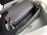 CHANEL | Mini Classic Flap Bag Grey Patent/ Golden Metal - A69900 - 20cm - 3