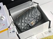 CHANEL | Mini Classic Flap Bag Grey Patent/ Golden Metal - A69900 - 20cm - 2