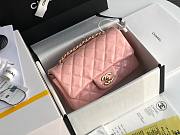 CHANEL | Mini Classic Flap Bag Pink Patent/ Golden Metal - A69900 - 20cm - 3