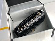 CHANEL | Mini Classic Flap Bag Black Patent/ Golden Metal - A69900 - 20cm - 5