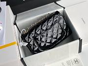 CHANEL | Mini Classic Flap Bag Black Patent/ Golden Metal - A69900 - 20cm - 3