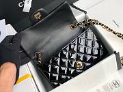 CHANEL | Mini Classic Flap Bag Black Patent/ Golden Metal - A69900 - 20cm - 2