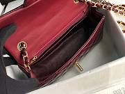 CHANEL | Mini Classic Flap Bag Burgundy Patent/ Golden Metal - A69900 - 20cm - 2