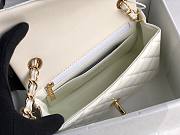 CHANEL | Mini Classic Flap Bag White Patent/ Golden Metal - A69900 - 20cm - 2