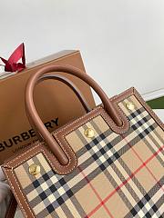 BURBERRY | Mini Vintage Check Two-handle Title Bag - 26 x 13.5 x 20cm - 4