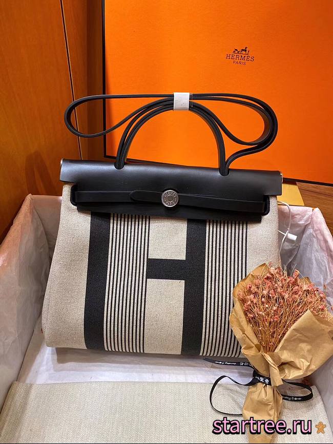 Hermes | Herbag Black Vache Hunter - 31 x 25 x 10 cm - 1