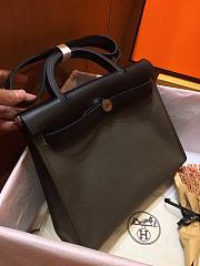 Hermes | Herbag Bronze Green/black - 31 cm - 4