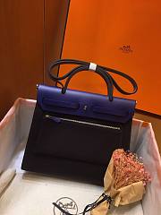 Hermes | Herbag Black/Electric Blue - 31 cm - 4