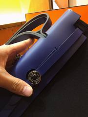 Hermes | Herbag Black/Electric Blue - 31 cm - 2