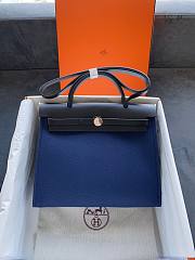 Hermes | Herbag Dark blue|Black  - 31 cm - 1