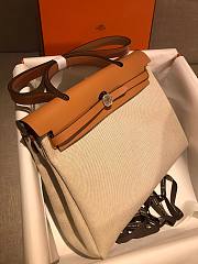 Hermes | Herbag Apricot/Medium Brown - 31 cm - 4