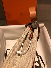 Hermes | Herbag Apricot/Medium Brown - 31 cm - 3