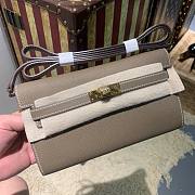 Hermès | Kelly Classique To Go Wallet Grey - 20.5x11x2cm - 1