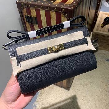 Hermès | Kelly Classique To Go Wallet Black - 20.5x11x2cm