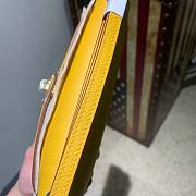 Hermès | Kelly Classique To Go Wallet Yellow - 20.5x11x2cm - 5