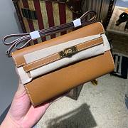 Hermès | Kelly Classique To Go Wallet Brown - 20.5x11x2cm - 1