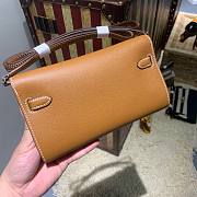 Hermès | Kelly Classique To Go Wallet Brown - 20.5x11x2cm - 4