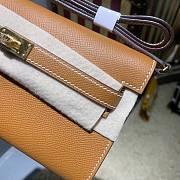 Hermès | Kelly Classique To Go Wallet Brown - 20.5x11x2cm - 2