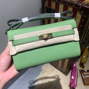 Hermès | Kelly Classique To Go Wallet Mint - 20.5x11x2cm