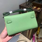 Hermès | Kelly Classique To Go Wallet Mint - 20.5x11x2cm - 4