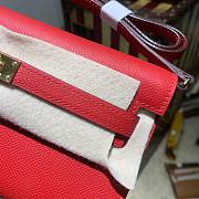Hermès | Kelly Classique To Go Wallet Red - 20.5x11x2cm - 2