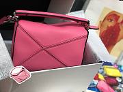 LOEWE | Mini Puzzle Classic Pink Calfskin Bag - 18x12.5x8cm - 5