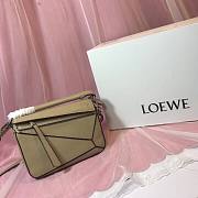 LOEWE | Mini Puzzle Classic Beige Calfskin Bag - 18x12.5x8cm - 4