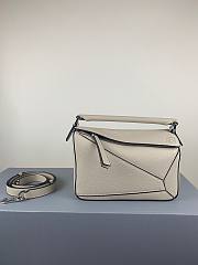 LOEWE | Mini Puzzle Classic Grey Calfskin Bag - 18x12.5x8cm - 1