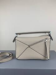 LOEWE | Mini Puzzle Classic Grey Calfskin Bag - 18x12.5x8cm - 3