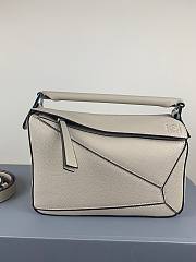 LOEWE | Mini Puzzle Classic Grey Calfskin Bag - 18x12.5x8cm - 6