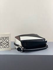 LOEWE | Mini Puzzle Black/White Bag - 18x12.5x8cm - 4