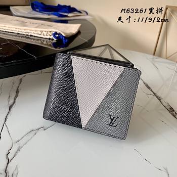 Louis Vuitton | Slender wallet grey  - M30711 - 11 x 9 x 2 cm