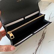 Louis Vuitton | Sarah Black wallet  - M61182 - 19 x 10 x 2 cm - 2