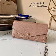 Louis Vuitton | Sarah Beige wallet  - M68708 - 19 x 10 x 2 cm - 1