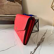Louis Vuitton | Sarah Red wallet  - M62125 - 19 x 10 x 2 cm - 6