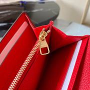 Louis Vuitton | Sarah Red wallet  - M62125 - 19 x 10 x 2 cm - 4