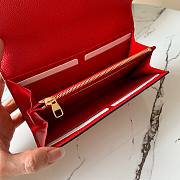 Louis Vuitton | Sarah Red wallet  - M62125 - 19 x 10 x 2 cm - 2