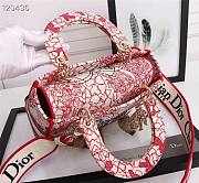 Dior | Medium Lady D-Lite bag - M0565O - 24 x 20 x 13 cm - 6