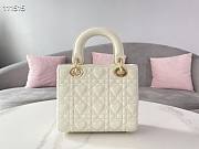 Dior | Dioramour Lady My ABCDior White bag - M0538O - 20 x 16.5 x 8 cm - 3