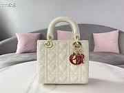 Dior | Dioramour Lady My ABCDior White bag - M0538O - 20 x 16.5 x 8 cm - 4
