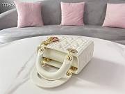 Dior | Mini Dioramour Lady bag - M0505O - 17 x 15 x 7 cm - 2