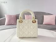 Dior | Mini Dioramour Lady bag - M0505O - 17 x 15 x 7 cm - 4