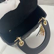 Dior | Mini Dioramour Lady Black bag - M0505O - 17 x 15 x 7 cm - 6